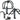 Tuig-hanger-set, 4 delig